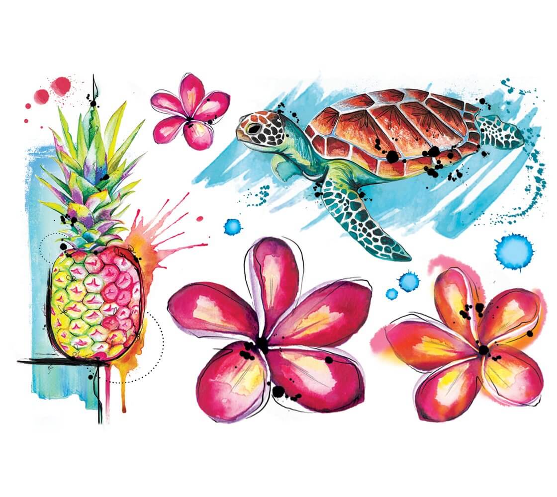 Tatouage-temporaires-Hawai