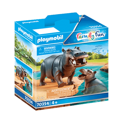 Playmobil Family Fun - Hippopotame et son petit # 70354