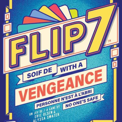 Boîte du jeu de cartes Flip 7 Vengeance